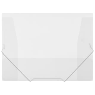 A4 Elasticated Document File 2pk - White