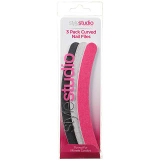 Style Studio Curved Nail Files 3pk