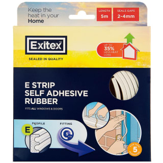 Exitex E-Strip Self-Adhesive Rubber Roll 5m