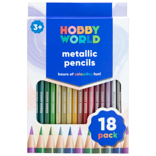 Hobby World Metallic Pencils 18pk