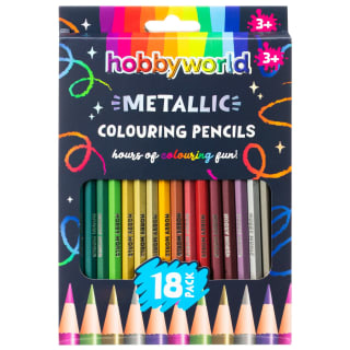 Hobby World Metallic Pencils 18pk