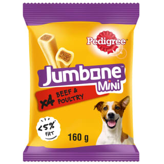 Pedigree Jumbone Mini Beef & Poultry 4pk