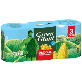 Green Giant Original Sweetcorn 3 x 198g