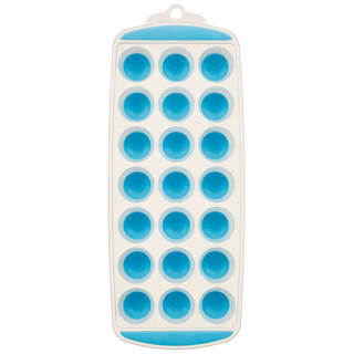 Silicone Pop Out Ice Cube Trays 2pk - Blue