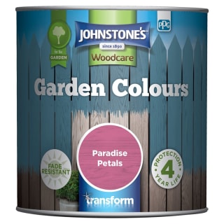 Johnstone's Paint Woodcare Garden Colours - Paradise Petals 1L