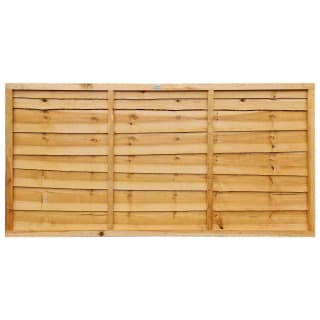 Grange Superior Pressure Treated Lap Panel Golden Brown 6 x 3ft (1.83 x 0.9m)