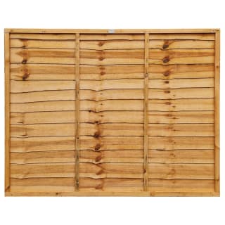 Grange Superior Pressure Treated Lap Panel Golden Brown 6 x 5ft (1.83 x 1.5m)