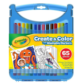 Crayola Create & Colour Washable Markers Set 65pk