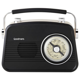 Goodmans Classic AM-FM Retro Radio - Black