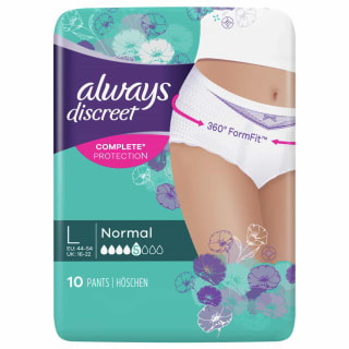 Always Discreet Large Underwear 10pk