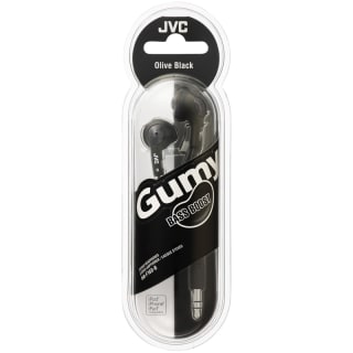 JVC Gumy Bass Boost Earphones - Black