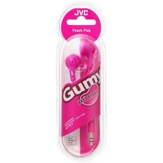 JVC Gumy Bass Boost Earphones - Pink