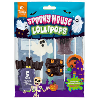 Tricky Treats Spooky House Lollipops 5pk - Bubblegum