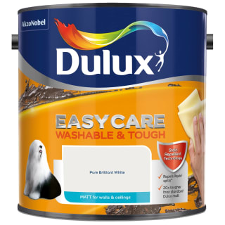 Dulux Easycare Matt Paint 2.5L - Pure Brilliant White