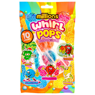 Millions Mini Whirl Pops 10pk