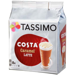 Tassimo Costa Coffee Pods 8pk - Caramel Latte