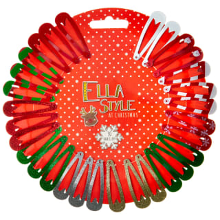 Ella Style at Christmas Snap Clips 30pk
