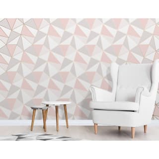 Apex Geo Wallpaper - Rose Gold