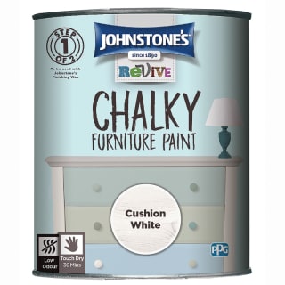Johnstone's Revive Chalky Furniture Paint - Cushion White
