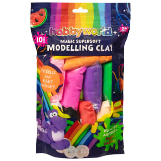 Hobby World Super Soft Modelling Clay 10pk