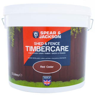 Spear & Jackson Shed & Fence Timbercare 5L - Red Cedar