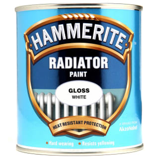 Hammerite Radiator Enamel Gloss 500ml - White