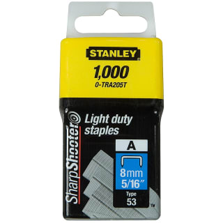 Stanley Light Duty Staples 8mm x 1000pk