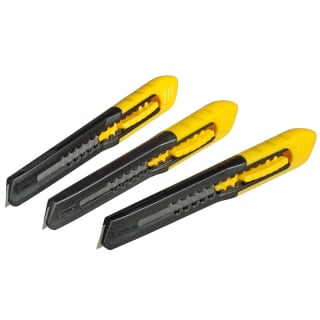 Stanley Snap-Off Blade Knife 3pk
