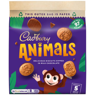 Cadbury Animals Mini Biscuits 5pk