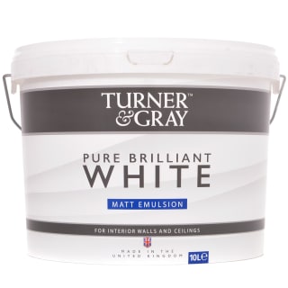 Turner & Gray Matt Paint 10L - Brilliant White