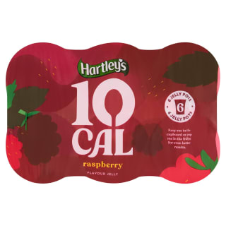Hartley's 10 Calorie Jelly Pots 6pk - Raspberry