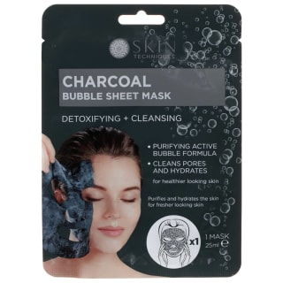 Skin Techniques Charcoal Bubble Sheet Mask