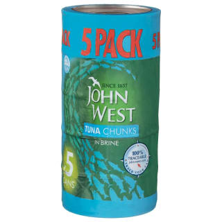 John West Tuna Chunks in Brine 5pk