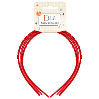 Ella School Hair Accessories Headbands 3pk - Red