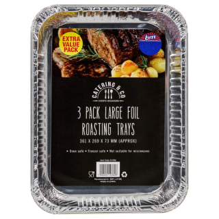 Large Foil Baking Trays 3pk