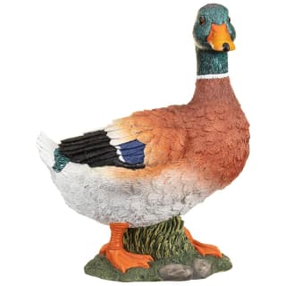 Resin Duck Garden Ornament - Green