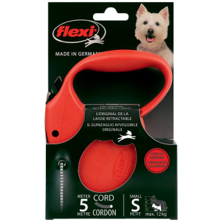 Flexi Dog Lead 5m - Small - Red