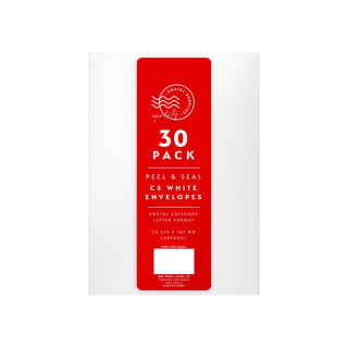 C5 White Envelopes 30pk