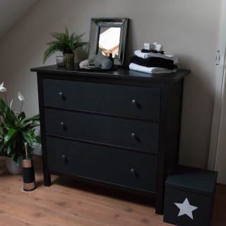 D-C-Fix Self-Adhesive Film 67.5cm x 2m - Black Glitter