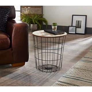 Michigan Basket Side Table