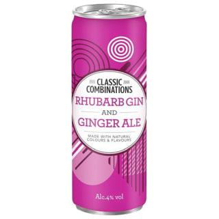 Classic Combinations Rhubarb Gin & Ginger Ale 250ml
