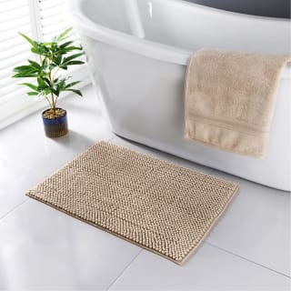 Signature Microfibre Noodle Bath Mat - Biscuit