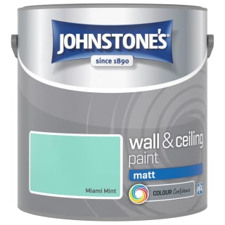 Johnstone's Paint Vinyl Matt Emulsion - Miami Mint 2.5L