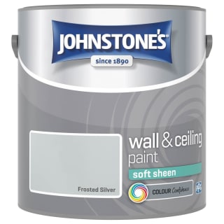 Johnstone's Paint Soft Sheen Emulsion - Frosted Silver 2.5L