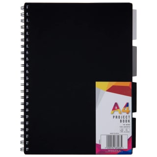A4 Project Book - Black