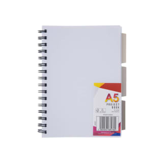 A5 Project Book - White