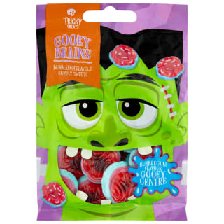 Tricky Treats Gooey Brains Gummy Sweets 140g - Bubblegum