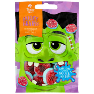Tricky Treats Gooey Brains Gummy Sweets 140g - Bubblegum