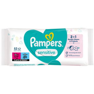Pampers Sensitive Baby Wipes 52pk