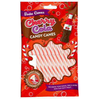 Soda Candy Canes 8pk - Cherry Cola